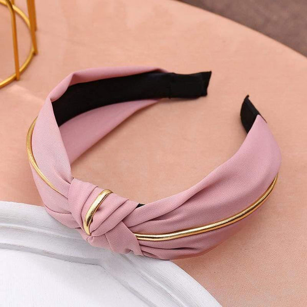 Headband Knot Hair Hoop For Women Simple Cotton Fabric Cross Pearl  Girls Hairband Hair Accessories DSFG05