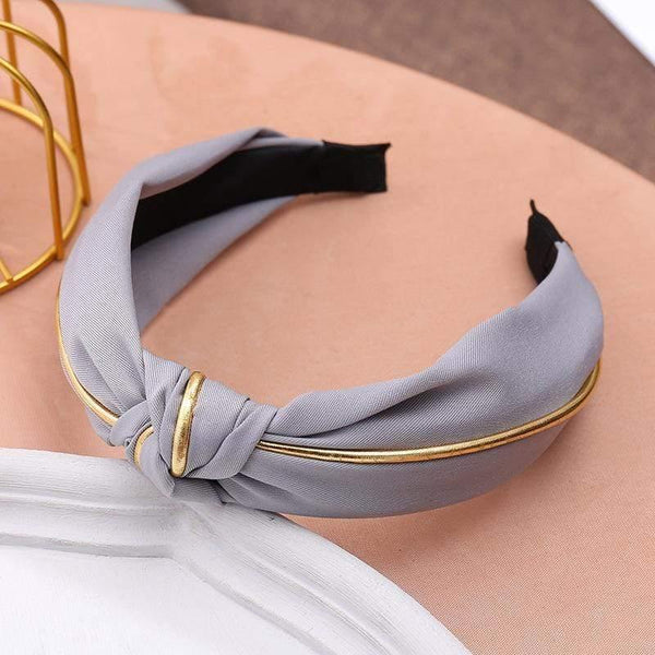 Headband Knot Hair Hoop For Women Simple Cotton Fabric Cross Pearl  Girls Hairband Hair Accessories DSFG05