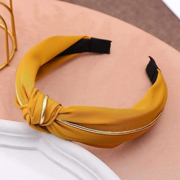 Headband Knot Hair Hoop For Women Simple Cotton Fabric Cross Pearl  Girls Hairband Hair Accessories DSFG05