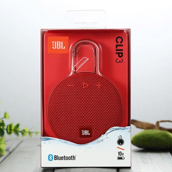 Planet Gates JBL Clip 3 Mini Portable Wireless IPX7 Waterproof Bluetooth Speaker With HD Microphone Passive Bass Driver 10 Hours Play