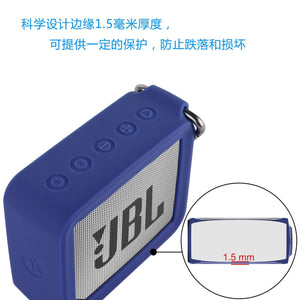Planet Gates JBL GO2 Original Speaker Silicone Protective Cover Anti-fall Bluetooth Audio Portable GO3 Storage Bag Protective Cover