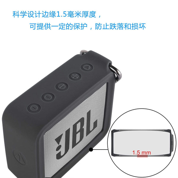 Planet Gates JBL GO2 Original Speaker Silicone Protective Cover Anti-fall Bluetooth Audio Portable GO3 Storage Bag Protective Cover