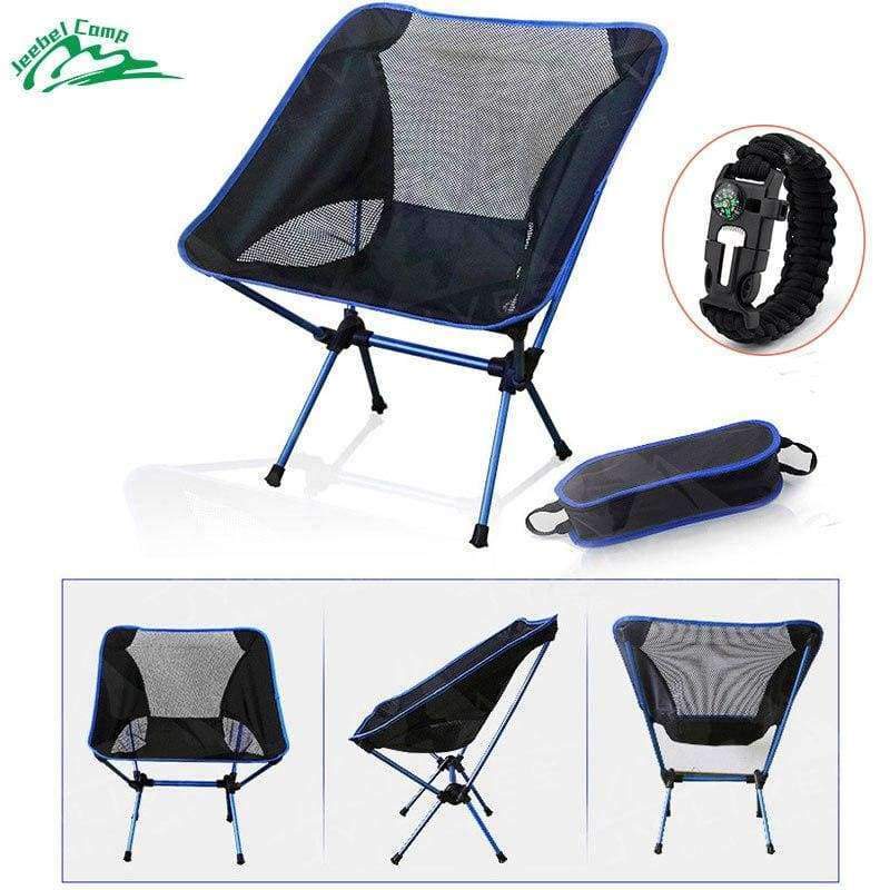 Planet Gates Jeebel Folding Camping Chairs Outdoor Beach Camp Chair Picnic Fishing Seat Moon Garden Beach Foldable Stoel Outdoor Furniture