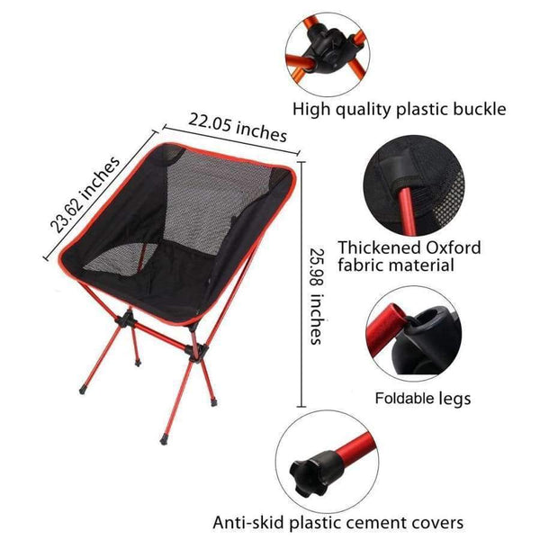 Planet Gates Jeebel Folding Camping Chairs Outdoor Beach Camp Chair Picnic Fishing Seat Moon Garden Beach Foldable Stoel Outdoor Furniture