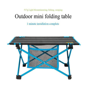 Planet Gates Jeebel Portable Outdoor Folding Table Simple Garden Table Ultralight Aluminum Alloy Desk For Fishing Camping Barbecue Picnic