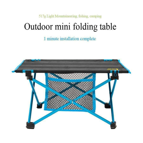 Planet Gates Jeebel Portable Outdoor Folding Table Simple Garden Table Ultralight Aluminum Alloy Desk For Fishing Camping Barbecue Picnic