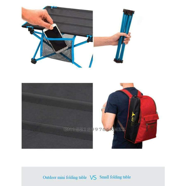 Jeebel Portable Outdoor Folding Table Simple Garden Table Ultralight Aluminum Alloy Desk For Fishing Camping Barbecue Picnic