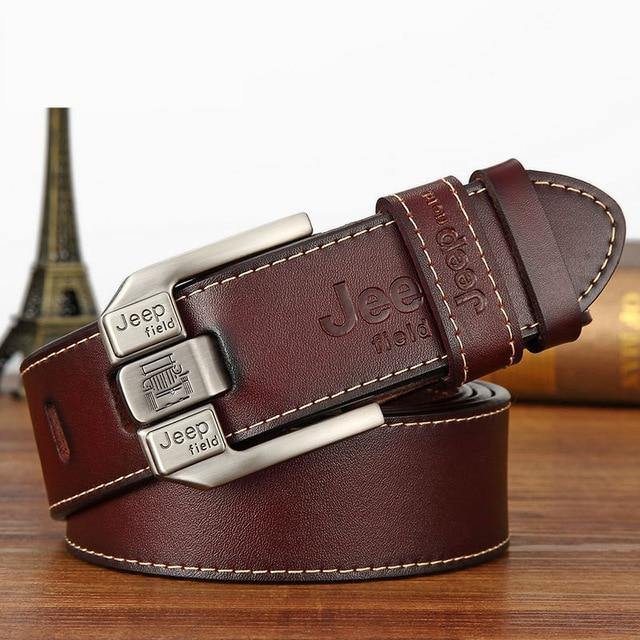 Planet Gates Fashion mens casual genuine leather belt High quality cowhide retro buckle belt new design Brown Belts free shipping