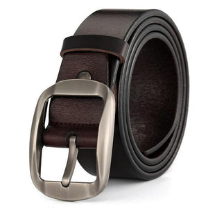 Planet Gates JEEP KING Brown / 105cm Fashion mens casual genuine leather belt High quality cowhide retro buckle belt new design Brown Belts free shipping