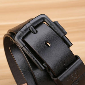 Planet Gates JEEP KING Brown / 105cm Fashion mens casual genuine leather belt High quality cowhide retro buckle belt new design Brown Belts free shipping