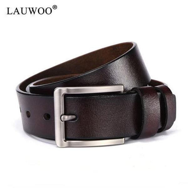 Planet Gates JEEP KING Brown / 105cm Fashion mens casual genuine leather belt High quality cowhide retro buckle belt new design Brown Belts free shipping