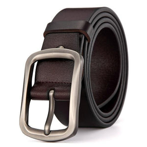 Planet Gates JEEP KING Brown / 105cm Fashion mens casual genuine leather belt High quality cowhide retro buckle belt new design Brown Belts free shipping