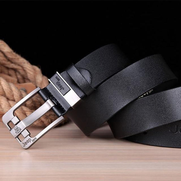 Planet Gates Jeepzero Black / 100cm Fashion mens casual genuine leather belt High quality cowhide retro buckle belt new design Brown Belts free shipping