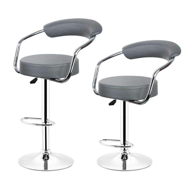 Planet Gates JEOBEST 2pcs Leather Swivel Bar Stools Chairs Height Adjustable Pneumatic Counter Pub Bar Chair Free Shipping in France HWC