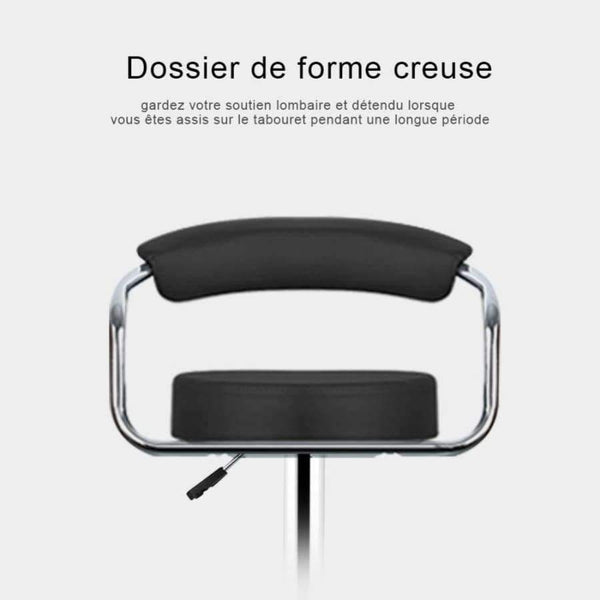 Planet Gates JEOBEST 2pcs/pair Adjustable Gas Lift Bar Stools Modern PU Leather Hollow Backrest chair New Arrival HWC