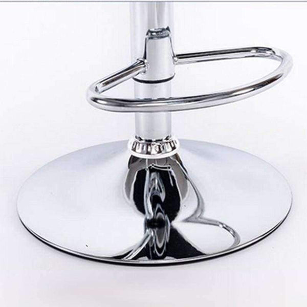 Planet Gates JEOBEST 2Pcs/set Six-grid Cushion Chair Synthetic Leather Swivel Bar Stools Height Adjustable Chairs with Footrest Barstool HWC