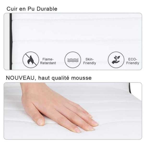 Planet Gates JEOBEST 2pcs/Set White/black Bar Chair PU Leather Swivel Bar Stool Height Adjustable Kitchen Counter Pub Striped Chair HWC