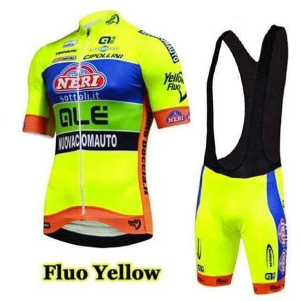 Planet Gates Jersey bib shorts / S Cycling jersey set Fluo yellow cycling clothing pro team summer ropa ciclismo hombre mtb bike Bicycle maillot ciclismo