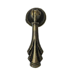 Planet Gates Jewelry Box Furniture Hardware Knobs Drop Pull Handle Cabinet Knobs Round Ginkgo Leaf Antique Bronze 5.9x2cm,10 PCs 2015 new