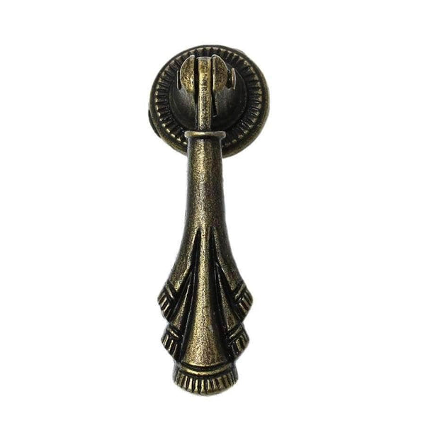 Planet Gates Jewelry Box Furniture Hardware Knobs Drop Pull Handle Cabinet Knobs Round Ginkgo Leaf Antique Bronze 5.9x2cm,10 PCs 2015 new