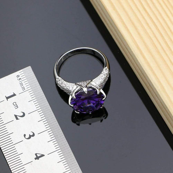 Planet Gates Jewelry Sets 925 Sterling Silver Jewelry Kit For Women Earring/Pendant/Ring/Necklace Sets