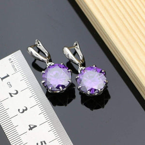 Planet Gates Jewelry Sets 925 Sterling Silver Jewelry Kit For Women Earring/Pendant/Ring/Necklace Sets