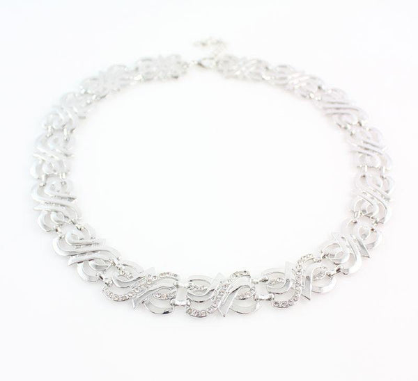 Planet Gates Jewelry Sets Crystal Necklace Set Nigerian Wedding Accessories Bridal Collare Costume Necklace Earrings Set