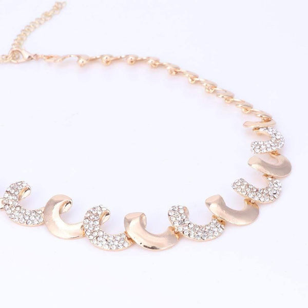 Planet Gates Jewelry Sets For Women Party Nigerian Bridal Crystal Classic Necklace Accessories