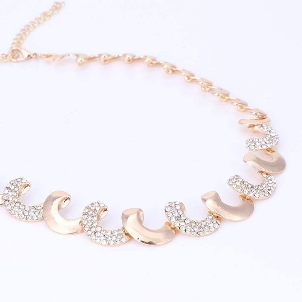 Planet Gates Jewelry Sets For Women Party Nigerian Bridal Crystal Classic Necklace Accessories