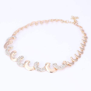 Planet Gates Jewelry Sets For Women Party Nigerian Bridal Crystal Classic Necklace Accessories