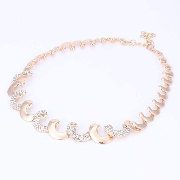 Planet Gates Jewelry Sets For Women Party Nigerian Bridal Crystal Classic Necklace Accessories