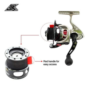 Planet Gates JK 4pcs/pack Black Elastic Fishing Spool Belt Fishing Reel Protection Belt Spinning Wheel Reel Accessories