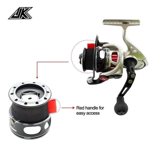 Planet Gates JK 4pcs/pack Black Elastic Fishing Spool Belt Fishing Reel Protection Belt Spinning Wheel Reel Accessories