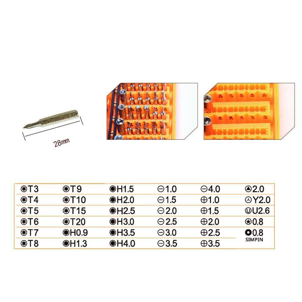 Planet Gates JM-8150 Laptop Screwdriver Set Professional Repair Hand Tools Kit for Mobile Phone Computer Electronic Model DIY Repair
