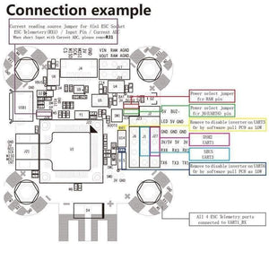 Planet Gates JMT F4 Pro V4 Flight Control Board F4+OSD+PDB for FPV Racing Drone RC Racer
