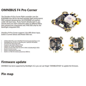 Planet Gates JMT F4 Pro V4 Flight Control Board F4+OSD+PDB for FPV Racing Drone RC Racer