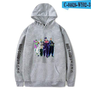Planet Gates JoJo's Bizarre Adventure Hoodies Sweatshirts Men Women Harajuku Hoodies Anime Fashion Hoodie Japanese Streetwear Cartoon Hoodies