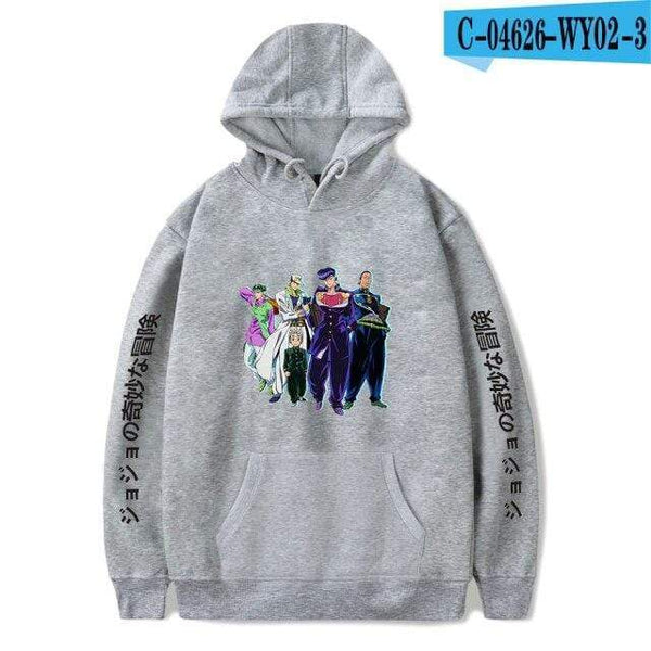 Planet Gates JoJo's Bizarre Adventure Hoodies Sweatshirts Men Women Harajuku Hoodies Anime Fashion Hoodie Japanese Streetwear Cartoon Hoodies