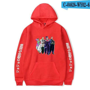 Planet Gates JoJo's Bizarre Adventure Hoodies Sweatshirts Men Women Harajuku Hoodies Anime Fashion Hoodie Japanese Streetwear Cartoon Hoodies
