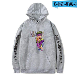 Planet Gates JoJo's Bizarre Adventure Hoodies Sweatshirts Men Women Harajuku Hoodies Anime Fashion Hoodie Japanese Streetwear Cartoon Hoodies