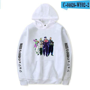 Planet Gates JoJo's Bizarre Adventure Hoodies Sweatshirts Men Women Harajuku Hoodies Anime Fashion Hoodie Japanese Streetwear Cartoon Hoodies