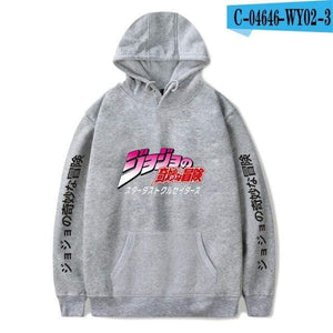 Planet Gates JoJo's Bizarre Adventure Hoodies Sweatshirts Men Women Harajuku Hoodies Anime Fashion Hoodie Japanese Streetwear Cartoon Hoodies