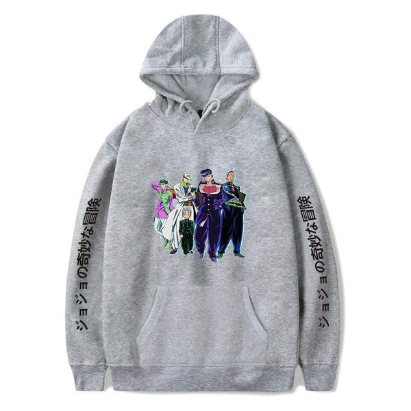 Planet Gates JoJo's Bizarre Adventure Hoodies Sweatshirts Men Women Harajuku Hoodies Anime Fashion Hoodie Japanese Streetwear Cartoon Hoodies