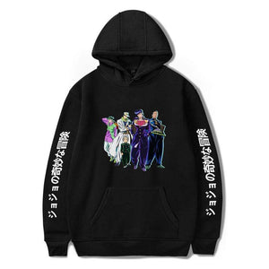 Planet Gates JoJo's Bizarre Adventure Hoodies Sweatshirts Men Women Harajuku Hoodies Anime Fashion Hoodie Japanese Streetwear Cartoon Hoodies