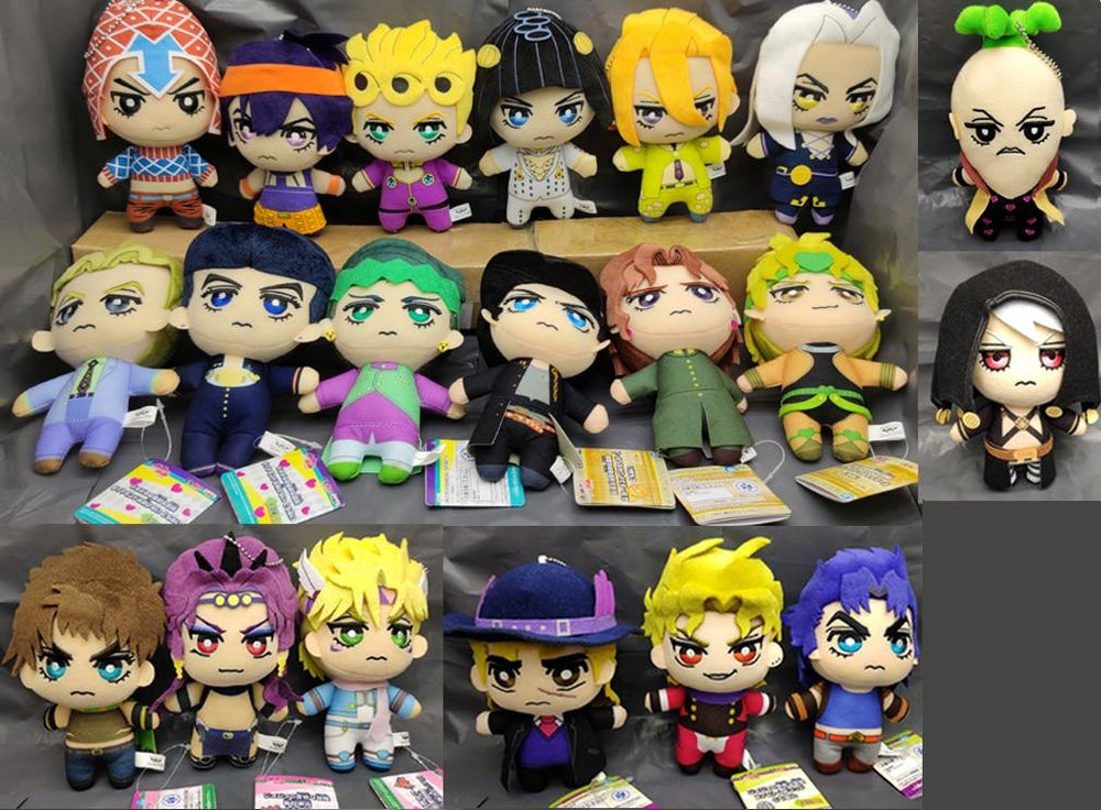 Planet Gates Jojos Bizarre Adventure Giorno Narancia Mista Buccellati Abbacchio Fugo Yoshikage Kira Rohan Kishibe Josuke plush toy doll