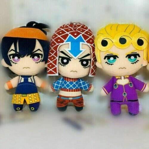 JoJos Bizarre Adventure Golden Wind Plush Giorno Narancia Mista  Stuffed Plush Toy Doll New