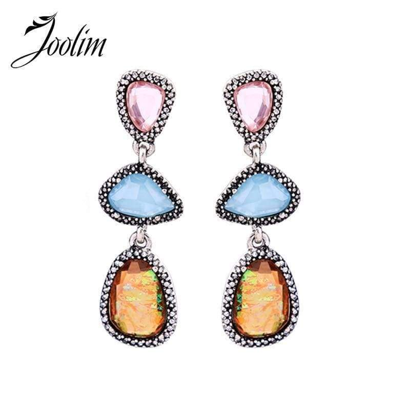 Planet Gates JOOLIM Jewelry Wholesale Earring Gorgeous Geo-cut Shape Valentine's Day Gift Drop Earring Dangle Earring