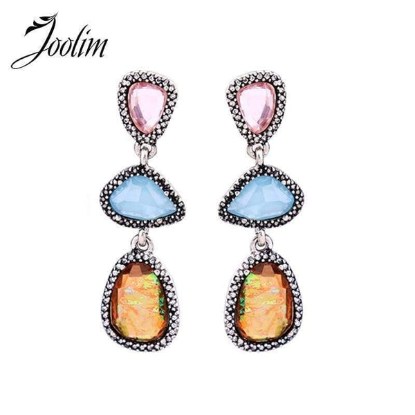 Planet Gates JOOLIM Jewelry Wholesale Earring Gorgeous Geo-cut Shape Valentine's Day Gift Drop Earring Dangle Earring