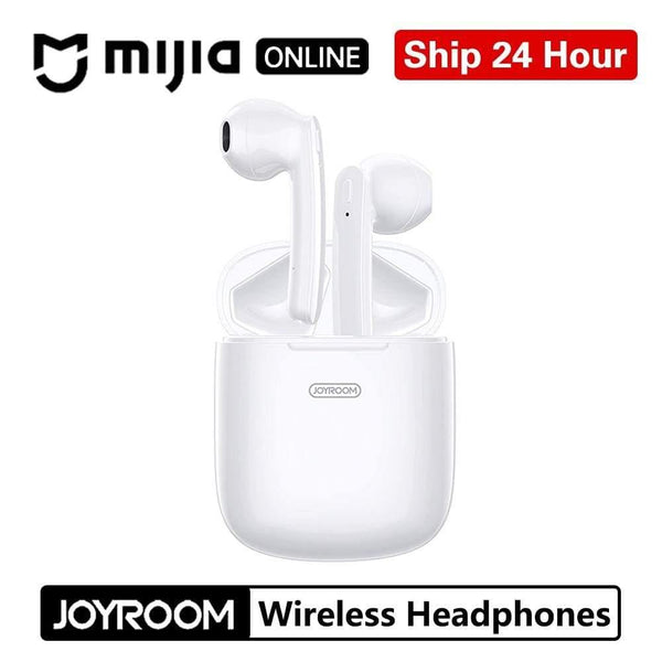 Planet Gates JOYROOM TWS Bluetooth Stereo Noise Earphone Cancelling Wireless Stereo Headset Earbuds With Mic Waterproof HIFI Tone Quality (T04-S)