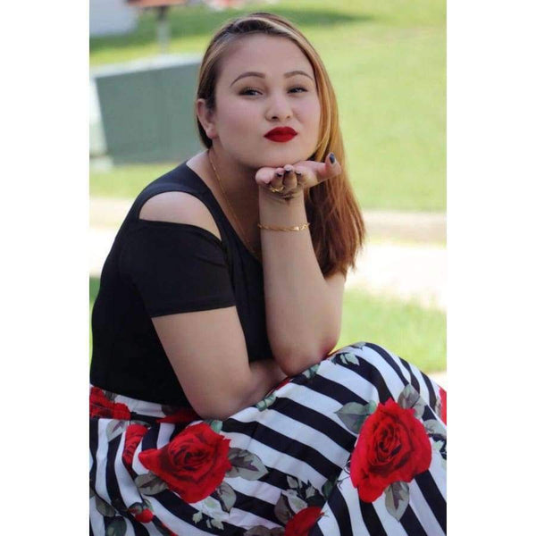 Planet Gates JRRY New Two Pieces Casual Women Maxi Dresses Short Sleeve Black Top Long Pattern Floral Dress Plus Size 6XL Vestidos